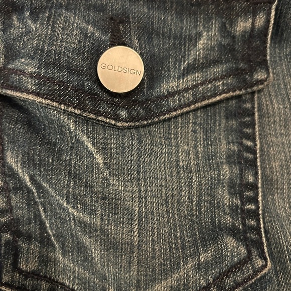 Goldsign Sleeveless Denim Romper with Belt - Picture 10 of 10